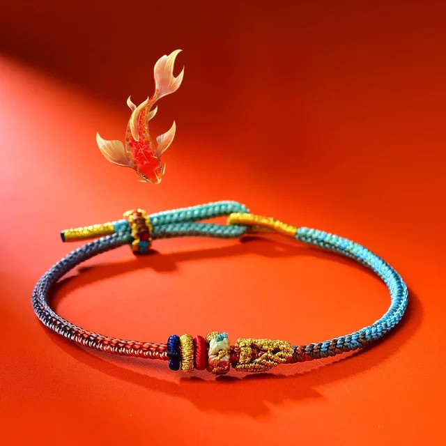 Armband KHWPS, geflochtenes Seil, bunt, Unisex - Bild 1