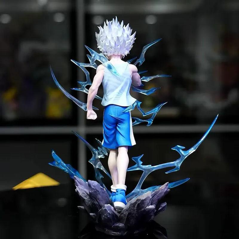 Bandai Killua Zoldyck GK Figur Deluxe Limited Edition Hunter X Hunter Anime Statue aus Kunstharz, mehrfarbig - Bild 4