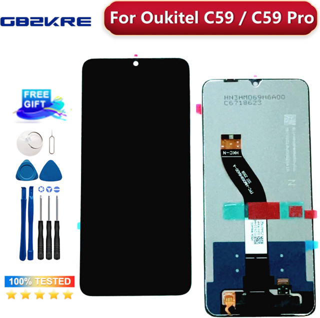 Oukitel C59 PRO LCD Display Bildschirm mit 6.88 Zoll HD 90Hz Touch Panel Digitizer für Oukitel C59 und C60 PRO - Bild 1