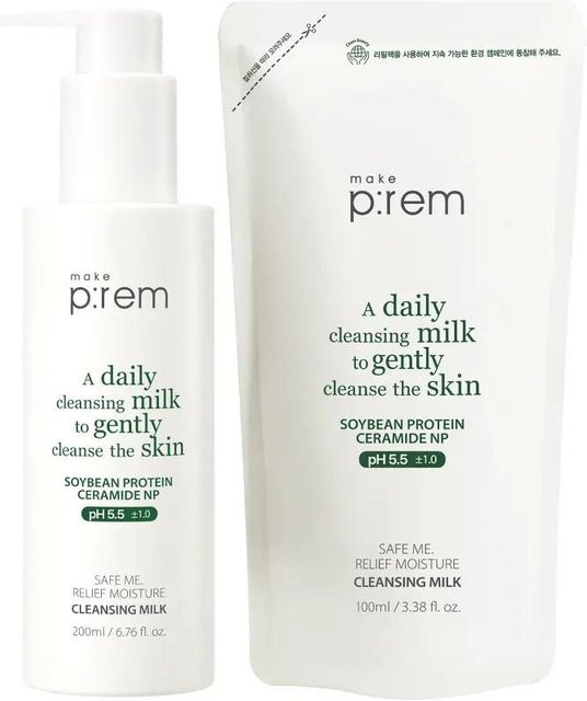 machen p:rem Safe Me Reinigungs-Milch Set, 442 ml, für unreine Haut - Bild 1