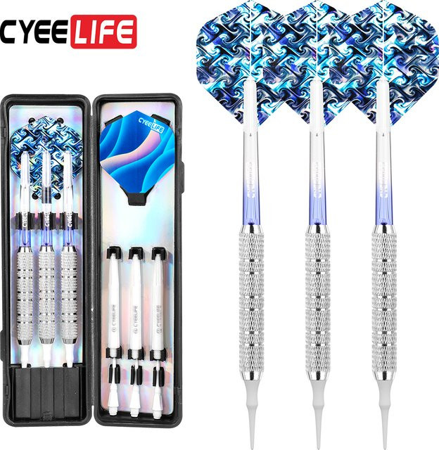 CyeeLife Darts Set Weiche Spitze für Kunststoff Elektronische Dartscheibe - Bild 1