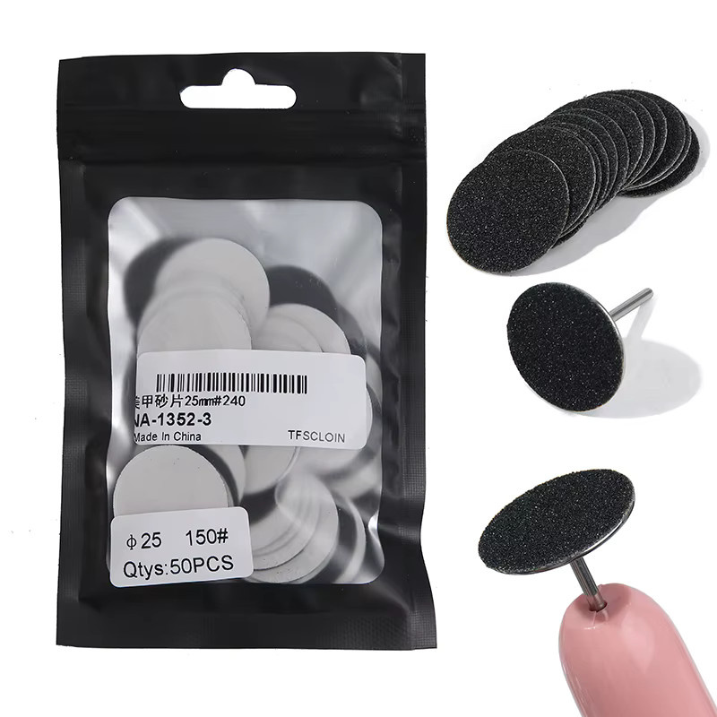 TFSCLOIN Austauschbare Nagelschleifpapier für Pediküre, 50 Stück, 25mm - Bild 4