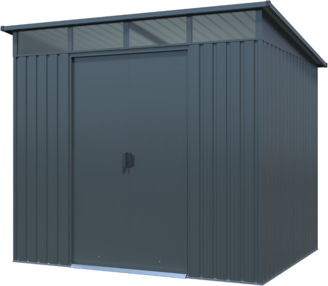 Pergart Gerätehaus Lübeck 88 in Anthrazit matt mit 5,02 m² Stellfläche - Bild 1