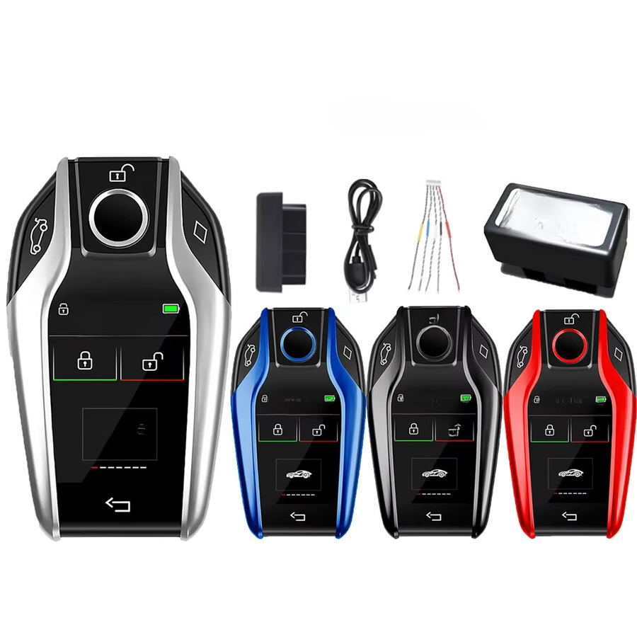 YIQIXIN Universal Modifizierte Smart LCD Key Fernbedienung in Silber für BMW, Benz, Audi, Kia, Ford, Jaguar, Land Rover, Porsche, Lexus, Hyundai, Nissan und VW - Bild 5