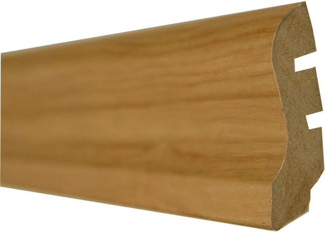 Praktikus Sockelleiste Kirsch aus MDF, braun, B/H/T: 240 x 4,0 x 1,8 cm - Bild 1