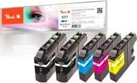 Brother Tinte Spar Pack Plus LC-221 Tintenpatronen Set in Schwarz, Cyan, Magenta und Gelb für Inkjet-Drucker DCPJ und MFCJ - Bild 1