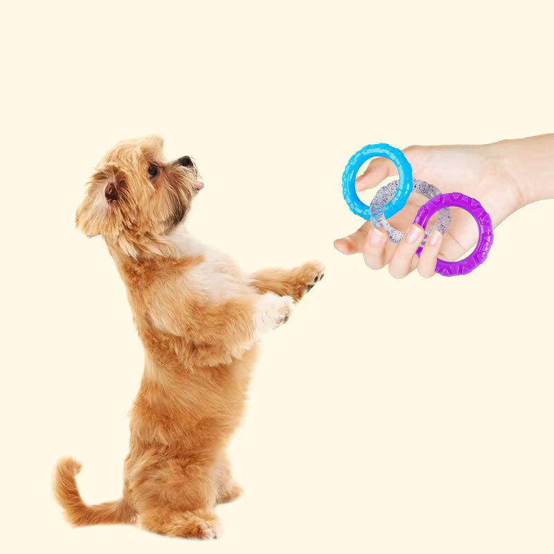 Qzee Hundespielzeug, Ringzieher, undichte Bälle, zum Kauen, bissfest - Bild 2