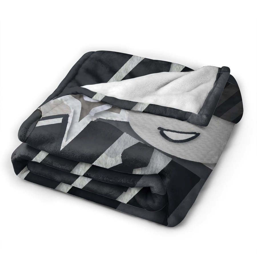 Weiche Tagesdecke mit Forsaken Chance Grafikdesign in Grau für Herbst und Outdoor-Trend - Bild 2
