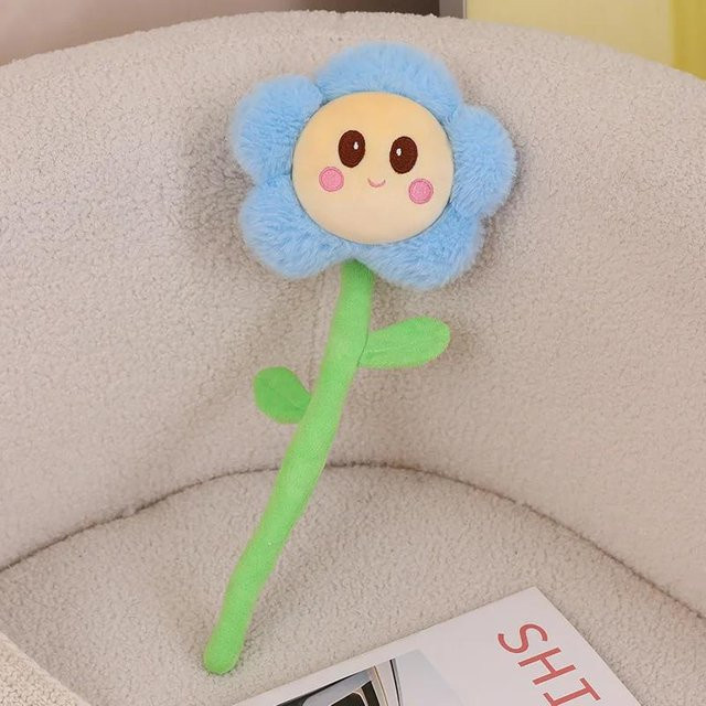 Kawaii Cartoon Simulation Sonnenblume Rose Blume, Plüschtier, 40cm - Bild 1