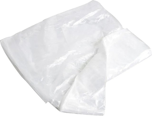 LUX-TOOLS Abdeckplane aus PE-Folie, milchig-transparent, B: 4 m, L: 12,5 m - Bild 1