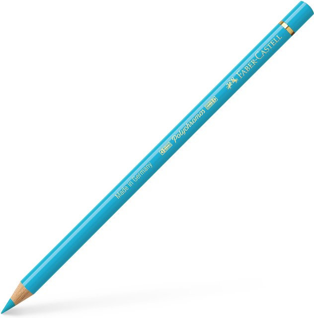 Faber Castell Polychromos Profi-Farbstift in Kobalttürkis Hell mit hoher Pigmentierung - Bild 1
