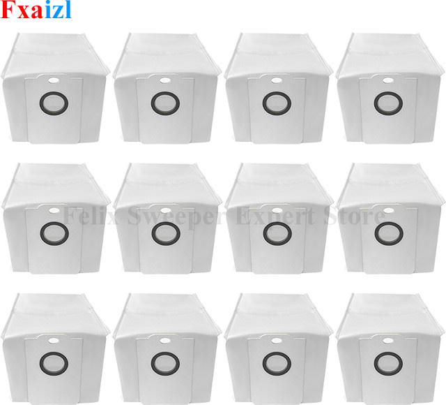 Fxaizl Staubbeutel für Cecotec Conga 7490 Immortal, 8290 Immortal und Kabum Smart 900, Farbe: Weiß - Bild 1