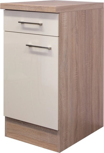 Flex-Well Küchen-Unterschrank Nepal in Sonoma Eiche Nachbildung, Breite: 40 cm, Höhe: 86 cm, Tiefe: 60 cm - Bild 1