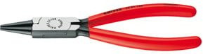 Knipex Rundzange aus Stahl mit Kunststoffüberzug in Schwarz und Rot, Länge: 125 mm - Bild 1