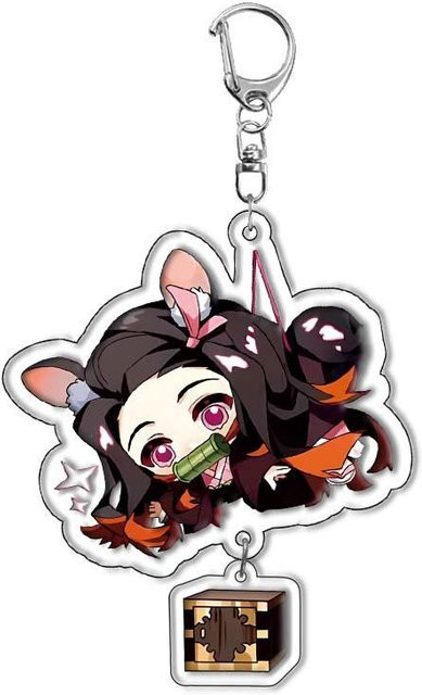 YIRAN Jewelry Schlüsselanhänger Demon Slayer Acryl, 55mm, Unisex - Bild 1