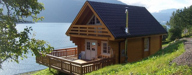 Holzhaus Ferienhaus Blockhaus Stavanger mit 94mm Wandstärke, B/T: 5,2 x 7,8 m - Bild 1