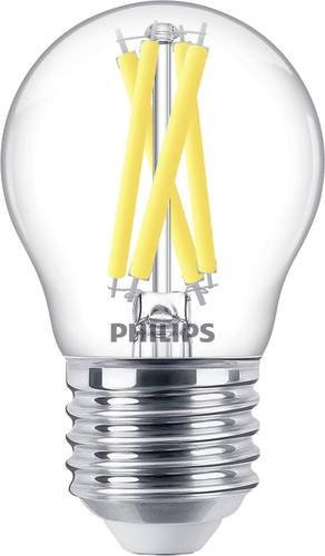 Philips LED Tropfenform E14 Warmweiß, 5,9 W entspricht 60 W, transparent - Bild 1