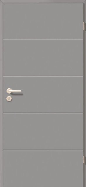 Zimmertür Getadoor NeoLine Typ 6505 modern Grau B: 73,5 cm, H: 198,5 cm, Anschlag Rechts - Bild 1