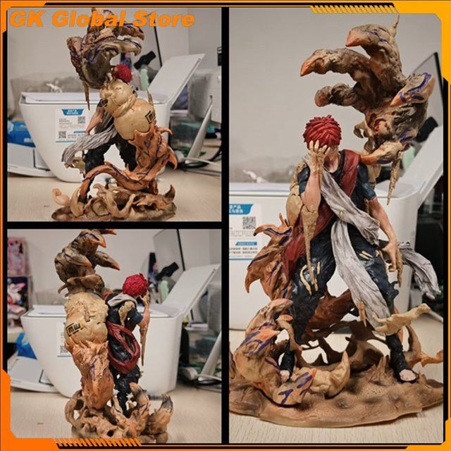 Bandai Naruto Anime Figur Gaara PVC Modell Statue zur Desktop Dekoration, Höhe: 30 cm - Bild 1