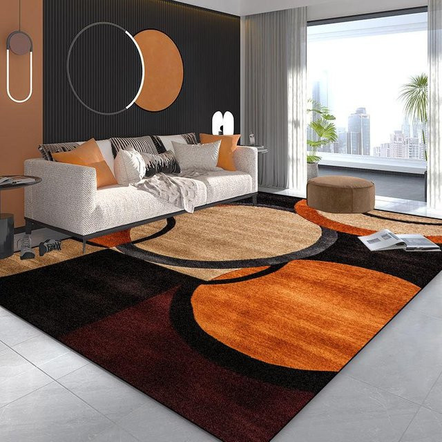 Karpetti Nordischer Teppich mit geometrischem Design, bunt, rutschfest und waschbar, B/T: 160 x 200 cm - Bild 1