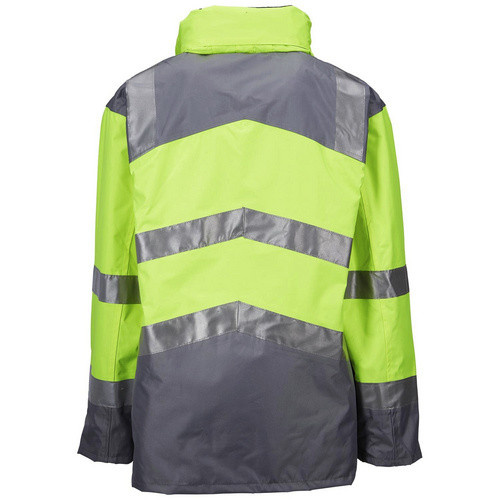 BULLSTAR Warnschutzparka Gelb aus Polyester in Größe XL nach EN ISO 20471 - Bild 2