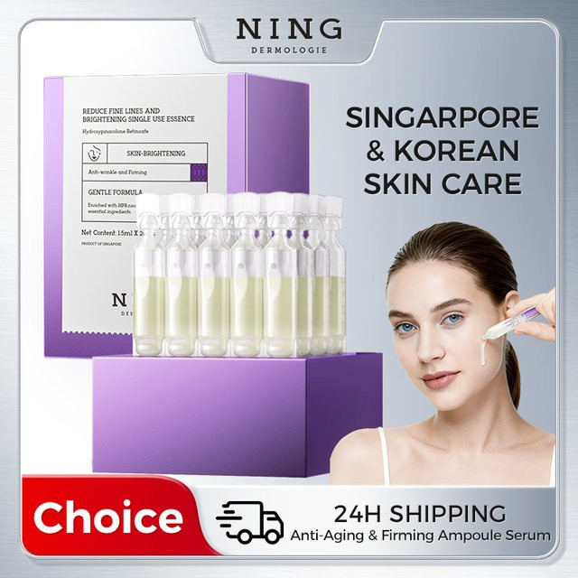 NING DERMOLOGIE Serum Gesicht, Peptide, Retinol, Niacinamid, Panthenol - Bild 1