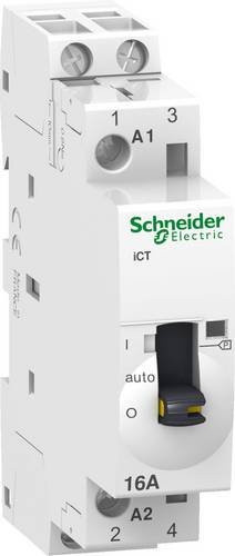 Schneider Electric A9C23512 Installationsschütz mit 2 Schließern, 16A, 250 V/AC, Weiß - Bild 1