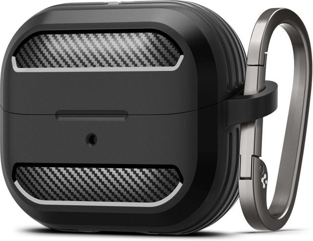 Spigen Rugged Armor Schutzhülle für Samsung Galaxy Buds3, Buds3 Pro und Buds3 FE in Schwarz ACS08330 - Bild 1