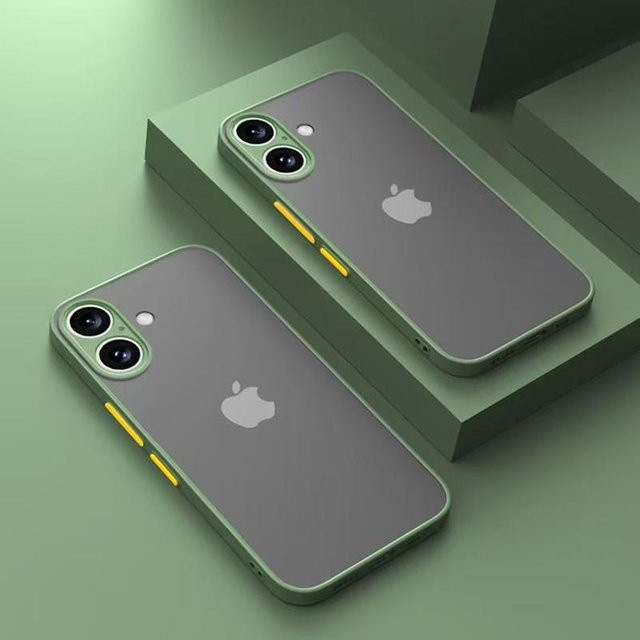 Stoßfeste Silikon Schutzhülle für Apple iPhone in Grün - Bild 1