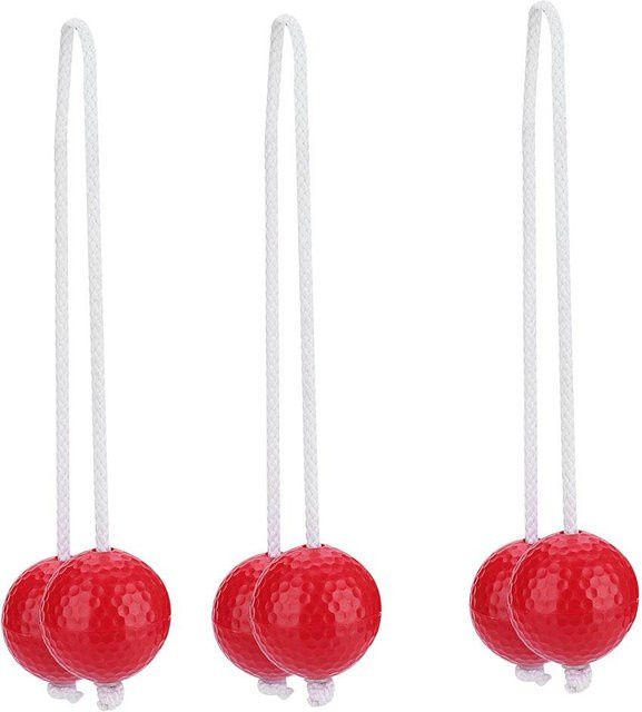 KaiSai Leiter Golf Ballwurf Bolas Set, 3 Paare, Rot, Blau - Bild 1