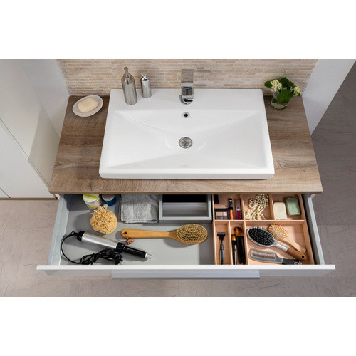 FACKELMANN Waschplatz-Set STANFORD in Nature Oak, braun, Breite: 110 cm - Bild 3