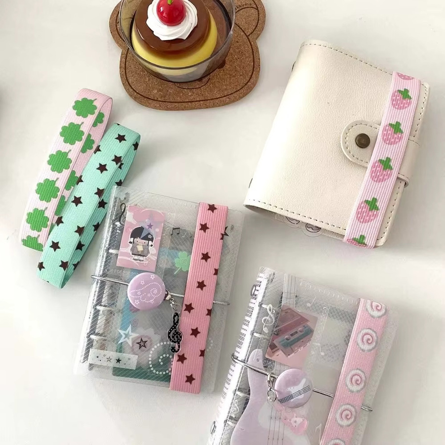 Verstellbare Notebook-Gurte mit Sternband für Scrapbooking und DIY-Dekoration - Bild 1
