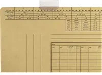 Leitz Vollsichtreiter zum Ablenken in transparent und weiß, Breite: 50 mm, Höhe: 30 mm - Bild 1