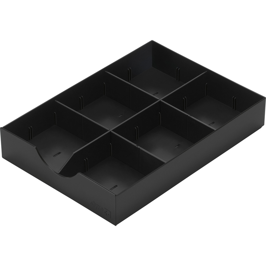 System-Schublade Styrodoc für Sortierstation, Schwarz - Bild 1