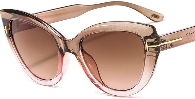 XYNN Sonnenbrille Cat Eye, Kunststoff, Vollrand, braun, Damen - Bild 1
