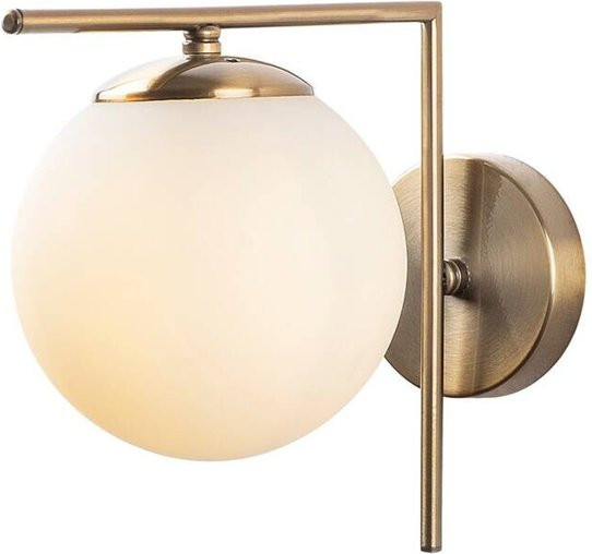 Opviq Wandleuchte Sonne in Bronze aus Metall und Glas mit E14 Fassung, Breite: 28 cm, Höhe: 23 cm, Tiefe: 28 cm - Bild 1