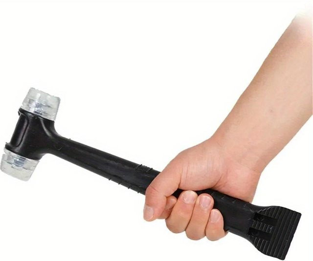 SZwatch 2-in-1 Gummihammer mit Brecheisen für Keramikfliesen und Installationen, Schwarz - Bild 1
