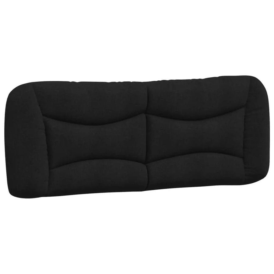 vidaXL Kopfteil-Kissen Hvar in Schwarz aus Polyester, Breite: 130 cm - Bild 2