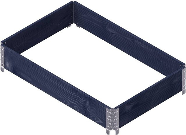 UPYARD Hochbeet INDUSTRIAL aus Holz in Schwarz, Breite: 80 cm, Länge: 120 cm - Bild 1