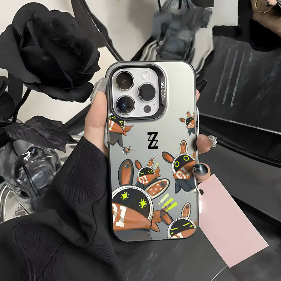 Aurora Bangboo Handyhülle für iPhone 11 bis iPhone 17 Pro Max, mehrfarbig, mattes Laser-Design - Bild 5