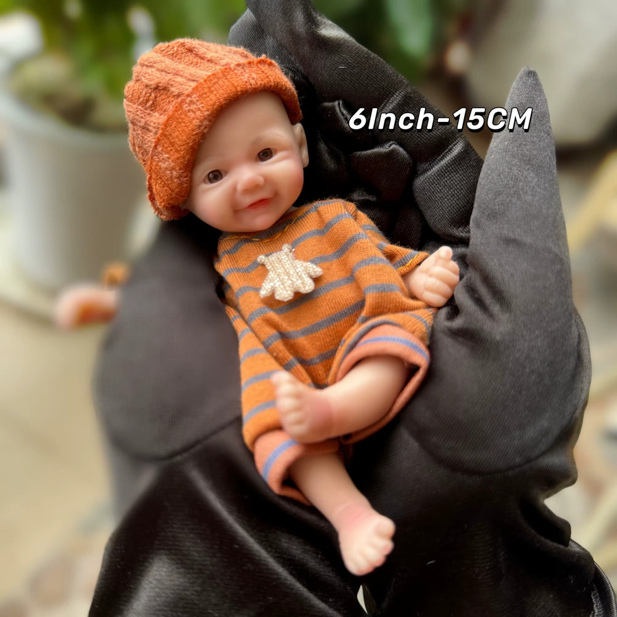 AnjoDoll Mini Palm Reborn Puppe, Silikon, Bunt / Mehrfarbig - Bild 2