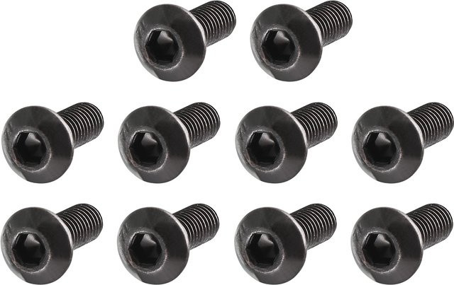 Uxcell Sechskantschrauben mit Knopfkopf aus legiertem Stahl, schwarz, M2 bis M6, Güteklasse 10.9 - Bild 1