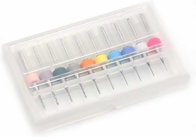 Si Tai&SH Set mit 10 Mini-Bohrer aus Wolframstahl für PCB und CNC-Maschinen, Durchmesser 0,3 mm bis 1,2 mm - Bild 1