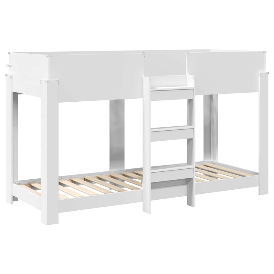 Etagenbett für Kinder von VD Home Furnishing in Weiß mit modernem Design aus Spanplatte, Breite: 75 cm, Länge: 190 cm - Bild 2