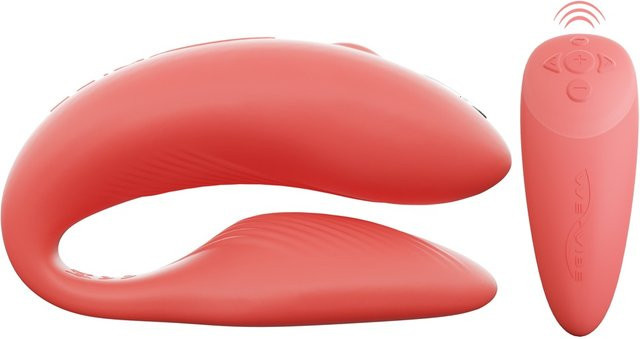 We-Vibe Paarvibrator Chorus mit Biofeedback-Fernbedienung in Orange - Bild 1