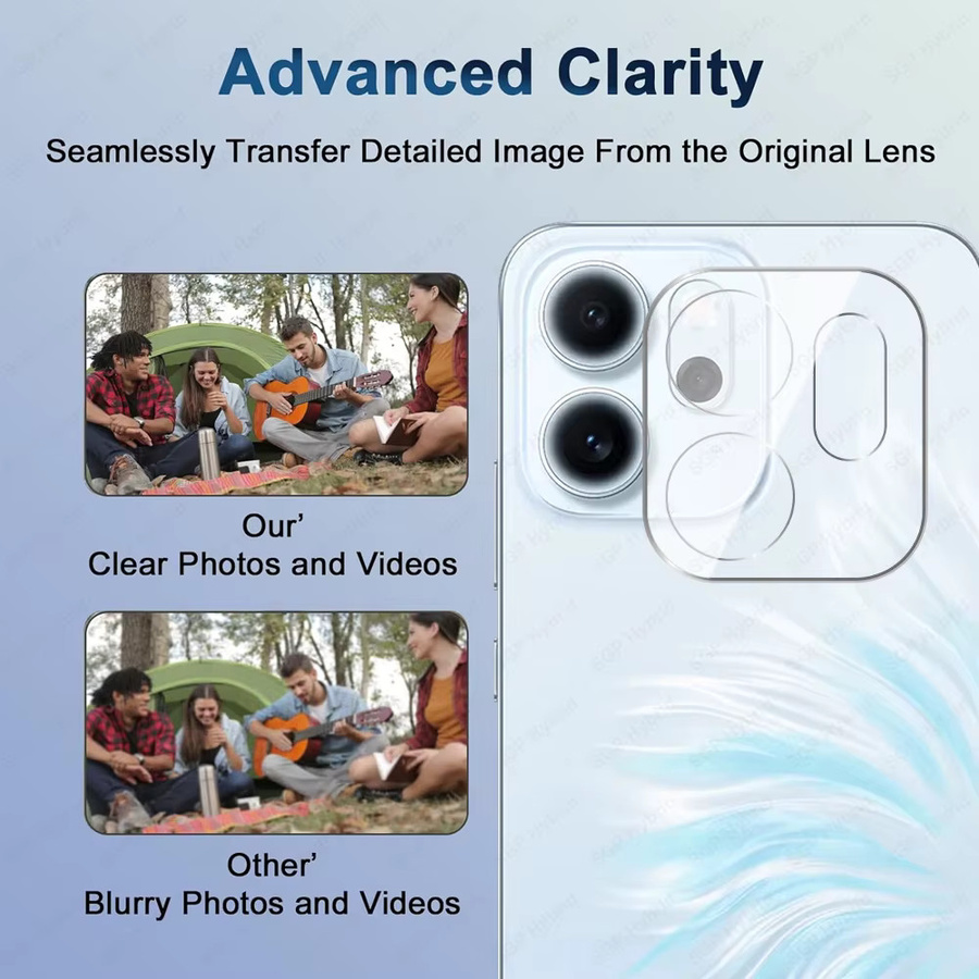OPPO Reno 14 Pro 5G Kamera Schutzglas 3D Transparent Objektivschutzfolie - Bild 3