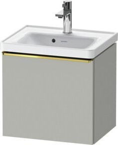 Duravit Waschtischunterschrank D-Neo in Weiß und Grau, B/T/H: 48,4 x 37,2 x 44 cm - Bild 1