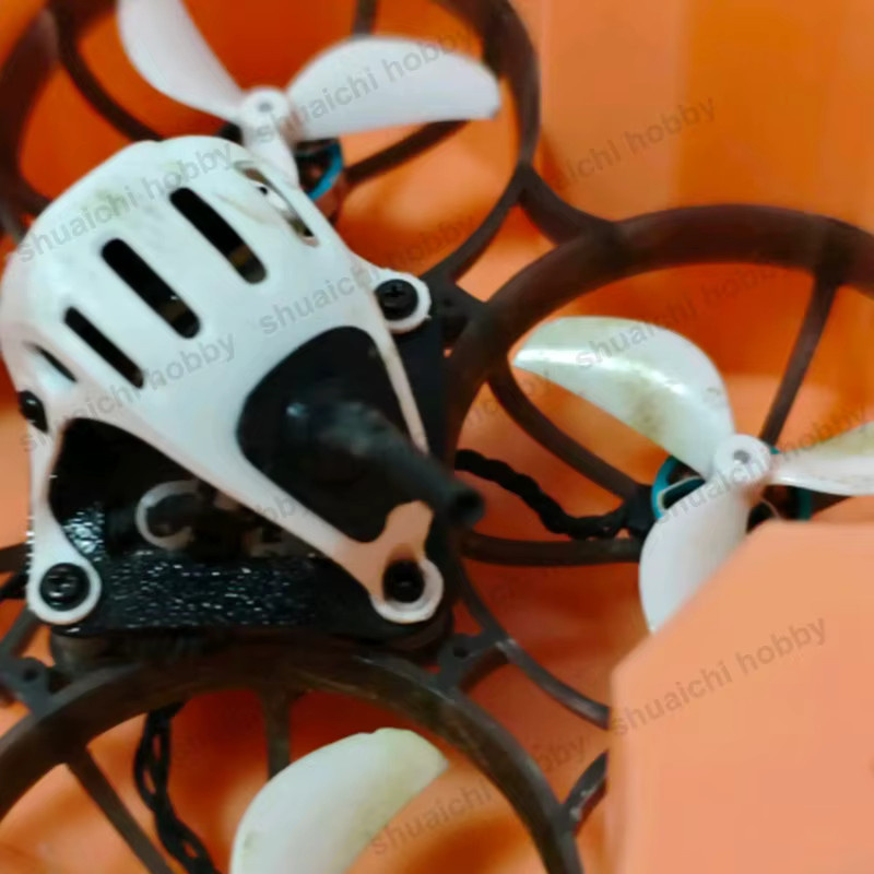2er-Set DJI O4 Air Unit Lite Antennen-Halterung und Schutzabdeckung für BetaFPV Meteor75 Pro, 3D-gedruckt, Weiß/Transparent - Bild 3