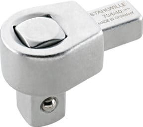 Stahlwille Vierkant-Einsteckwerkzeug Gr.40 Außen-4kant 3/4 Zoll in Silber - Bild 1