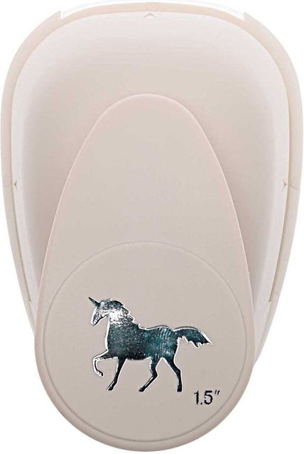 Rico Design Paper Poetry Stanzer Einhorn Durchmesser: 3,8 cm - Bild 1